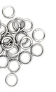 Argentium Biegering 21mm ID x 2mm aus 940er Argentium Silber