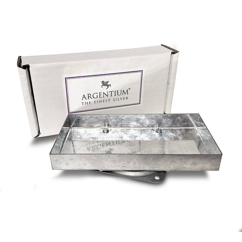 Argentium Drehschale für Kohleblock zum Löten von Argentium