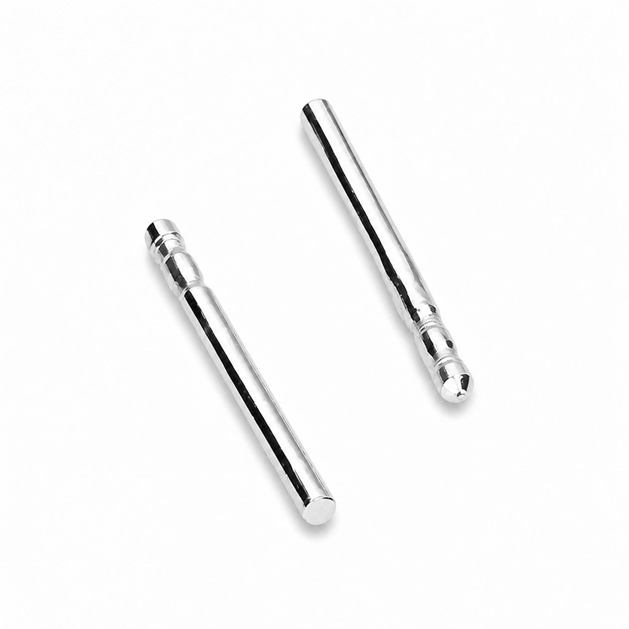 Argentium Ohrstecker Pins 11 mm x 0,8 mm aus 940er Argentium Silber