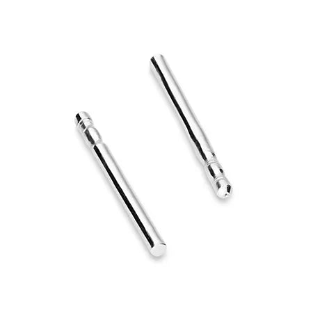 Argentium Ohrstecker Pins 11mm x 0,8mm (10 Stk) aus 940er Argentium Silber
