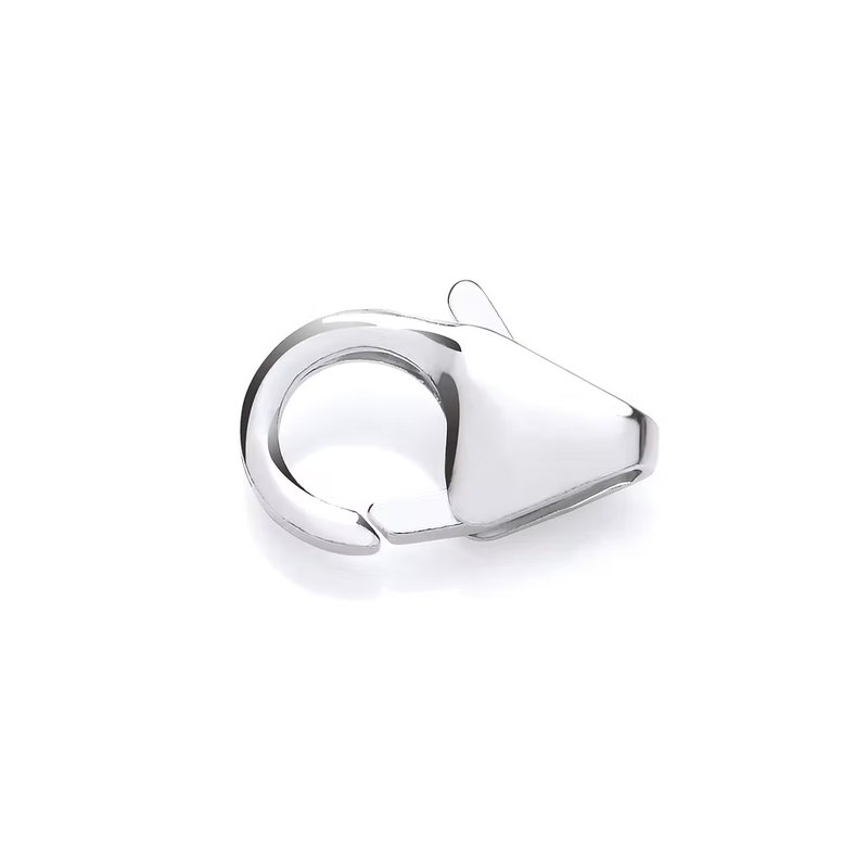 Argentium Trigger Karabiner 12mm aus 940er Argentium Silber