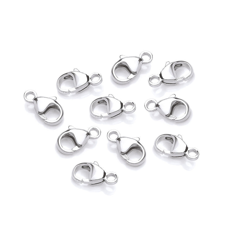 Argentium Trigger Karabiner 9.1mm aus 940er Argentium Silber