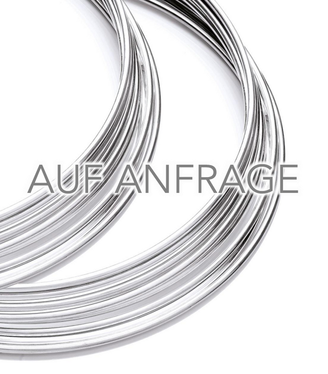 Argentium Draht 3,0mm rund <br> (Auf Anfrage) - Argentium