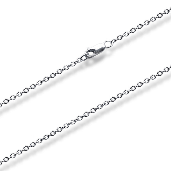 Argentium 960 Trace Kette oval 1,9mm in 46cm Länge