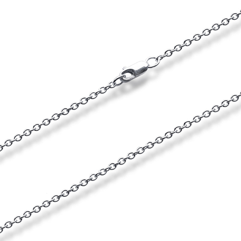 Argentium 960 Trace Kette oval 1,9mm in 46cm Länge